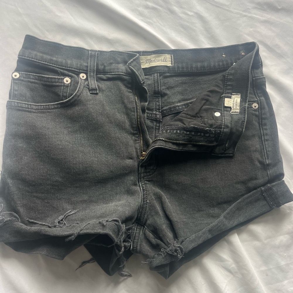 Madewell Women's Charcoal Jean Shorts